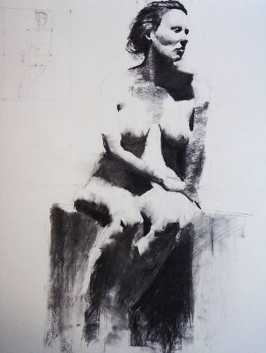 Print of Realism Nude Drawings by Guido Mauas