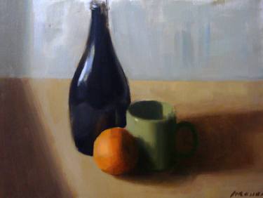 Bottle, Orange and Mug at Dawn thumb