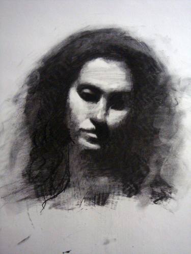 Print of Impressionism Portrait Drawings by Guido Mauas
