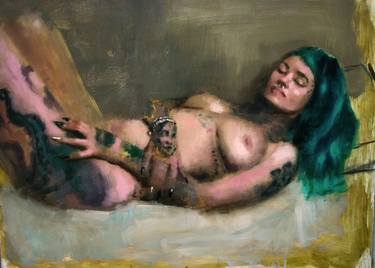 Original Impressionism Nude Paintings by Guido Mauas