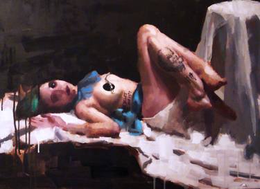 Original Impressionism Erotic Paintings by Guido Mauas