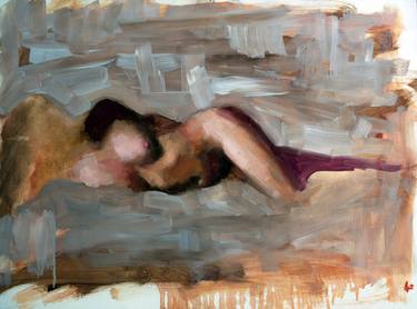 Print of Impressionism Nude Paintings by Guido Mauas