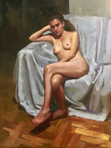 Print of Realism Nude Paintings by Guido Mauas