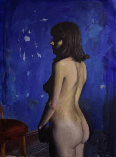 Original Realism Nude Paintings by Guido Mauas