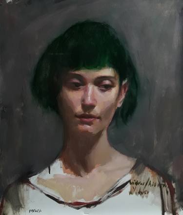 Print of Realism Portrait Paintings by Guido Mauas