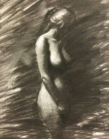 Print of Impressionism Nude Drawings by Guido Mauas