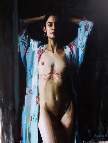 Print of Realism Nude Paintings by Guido Mauas