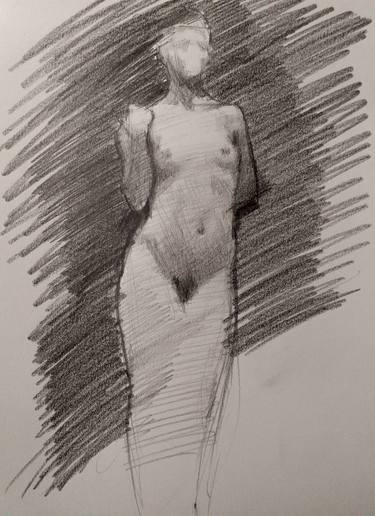 Print of Nude Drawings by Guido Mauas