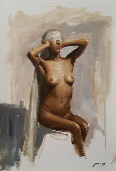 Print of Nude Paintings by Guido Mauas
