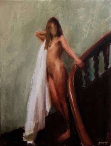 Study for Violeta in the Stairs thumb