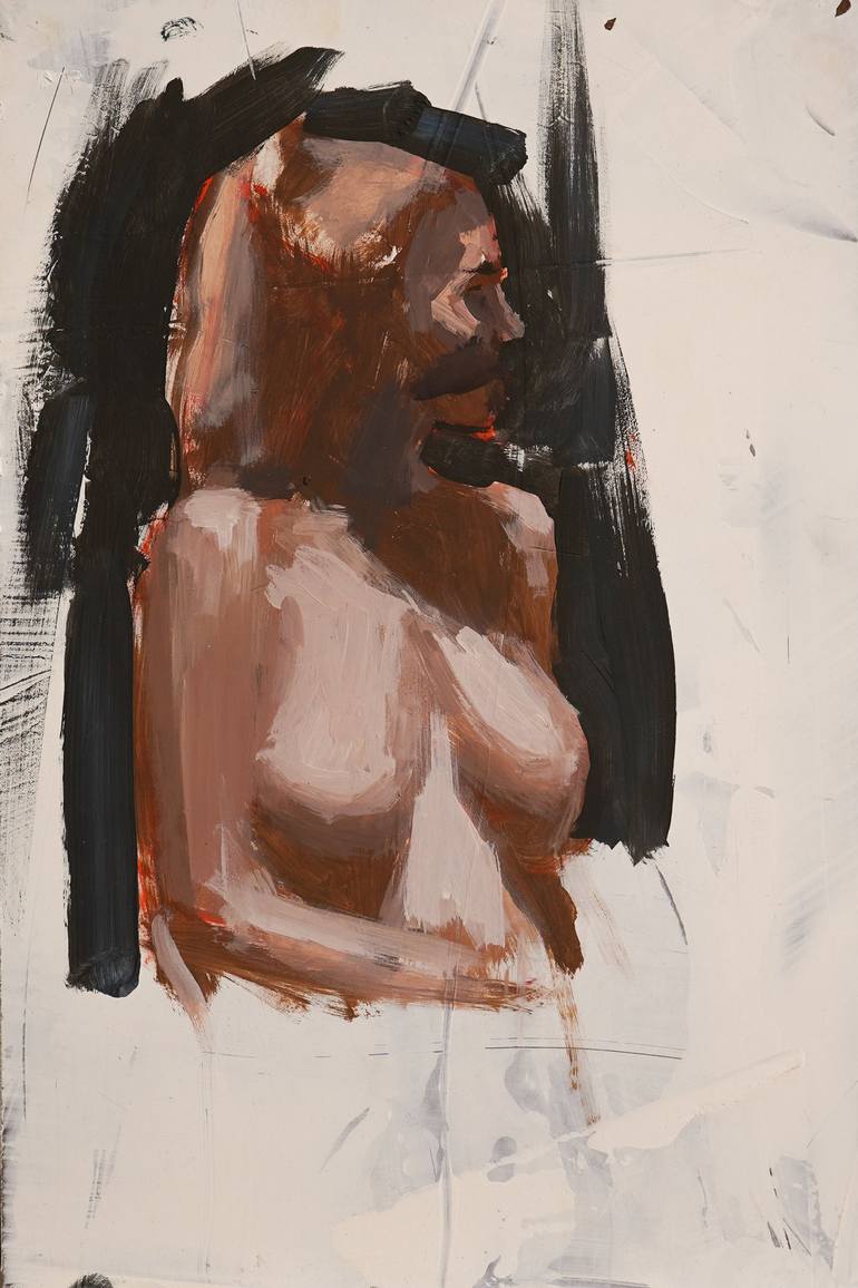 Print of Abstract Nude Paintings by Guido Mauas
