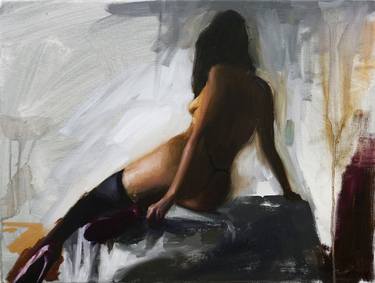 Print of Impressionism Erotic Paintings by Guido Mauas