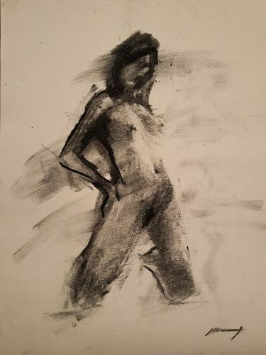 Original Abstract Nude Drawings by Guido Mauas