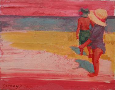 Print of Figurative Children Paintings by Amy Bernays