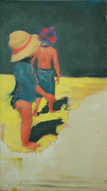Saatchi Art Artist Amy Bernays; Painting, “Beach Babes” #art