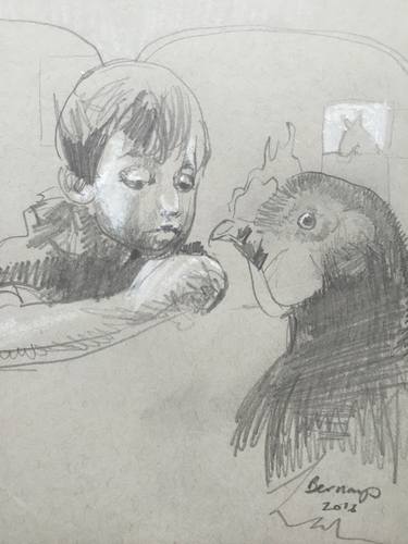 Original Documentary Children Drawings by Amy Bernays