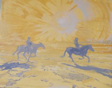 Print of Horse Paintings by Amy Bernays