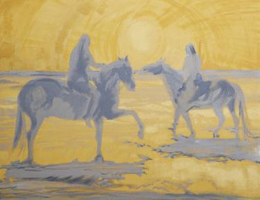 Print of Horse Paintings by Amy Bernays