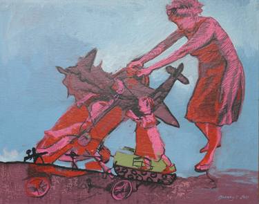 Print of Figurative Family Paintings by Amy Bernays