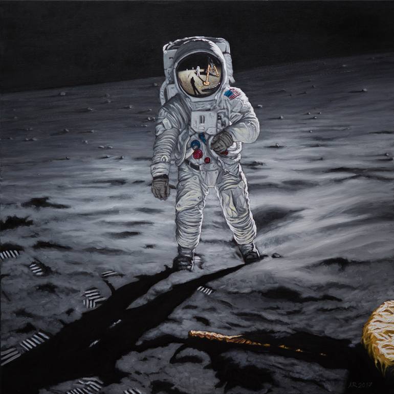 MOON2 Painting by Andrzej Ratajczyk | Saatchi Art