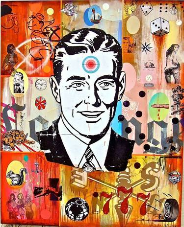 Original Conceptual Portrait Collage by Mark Hobley