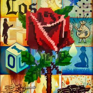 The Needlepoint Rose