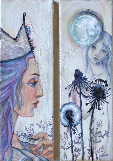 Original Conceptual Women Paintings by Therese Tucker