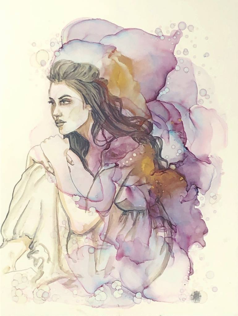 Original Conceptual Women Painting by Therese Tucker
