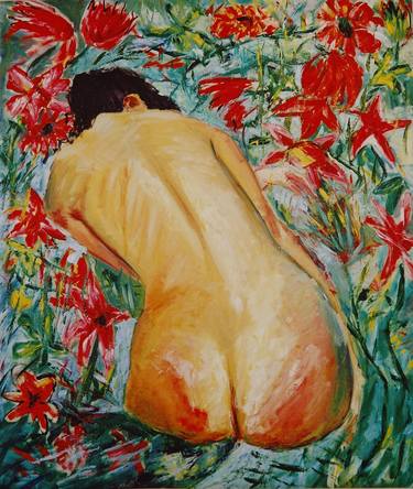 Original Nude Paintings by Anikitos Giannoudes