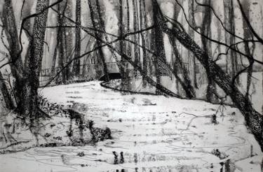 Original Figurative Landscape Printmaking by Alistair Tucker