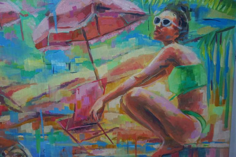 Original Contemporary Beach Painting by Amaya Fernández Fariza