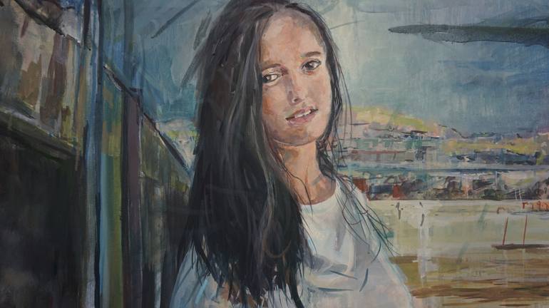 Original Figurative Portrait Painting by Amaya Fernández Fariza