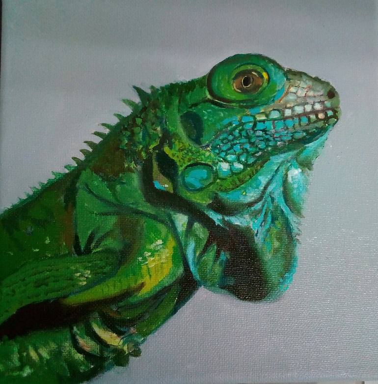 Original Figurative Animal Painting by Amaya Fernández Fariza