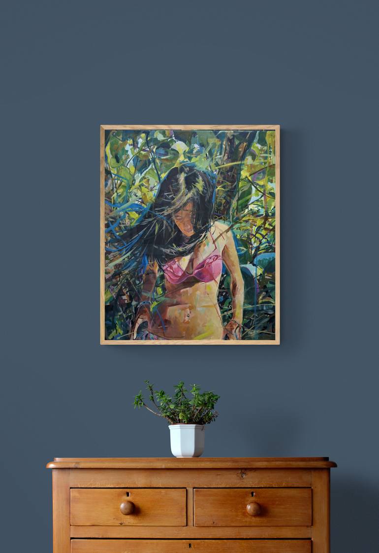 Original Figurative Women Painting by Amaya Fernández Fariza