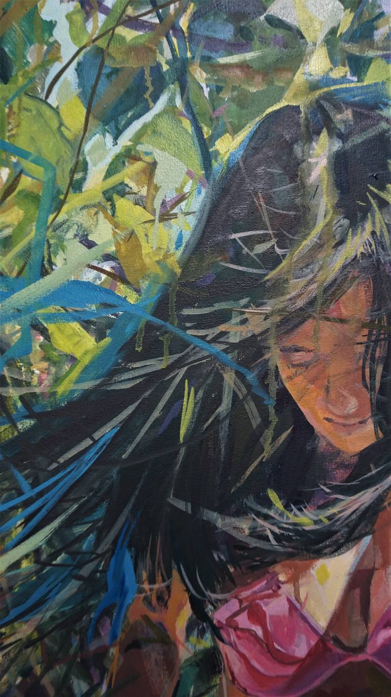 Original Figurative Women Painting by Amaya Fernández Fariza