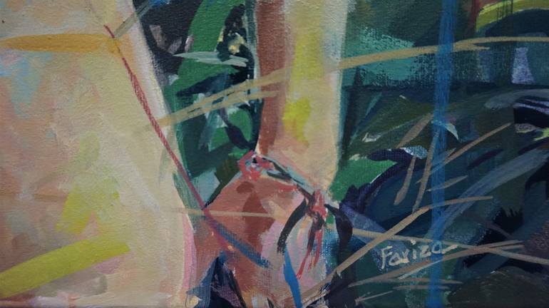 Original Figurative Women Painting by Amaya Fernández Fariza