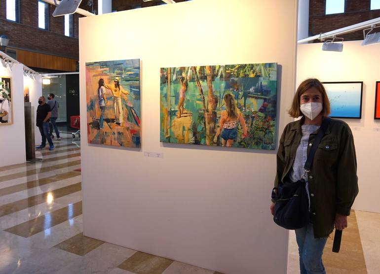 Original Figurative Women Painting by Amaya Fernández Fariza