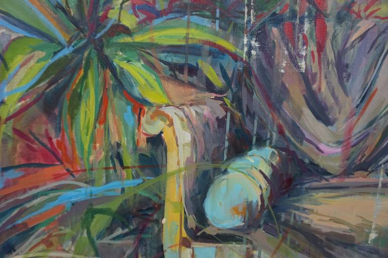 Original Contemporary Floral Painting by Amaya Fernández Fariza