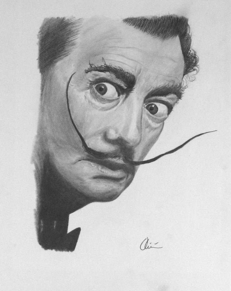 salvador dali pencil sketches