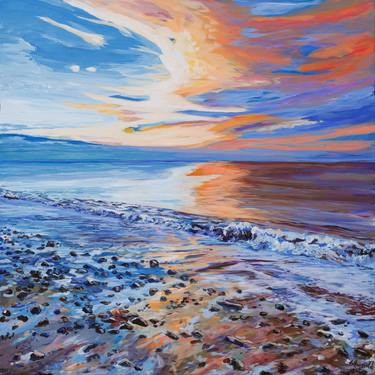 Original Impressionism Seascape Paintings by Stephanie Hoogveld