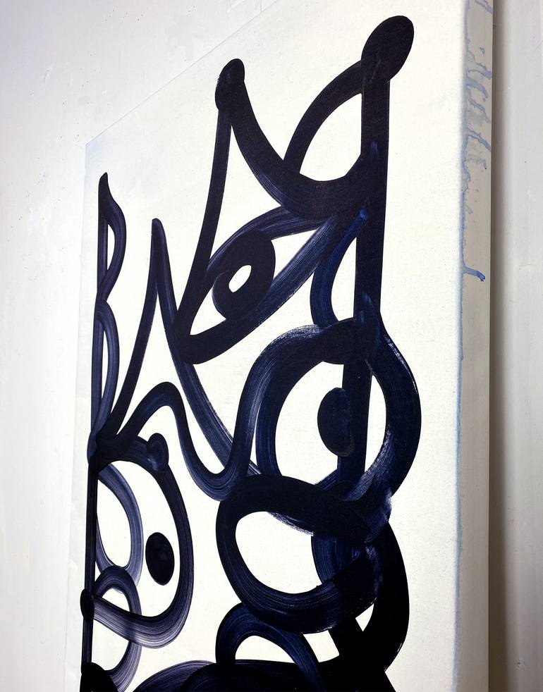 Original Abstract Expressionism Abstract Painting by Yeachin Tsai