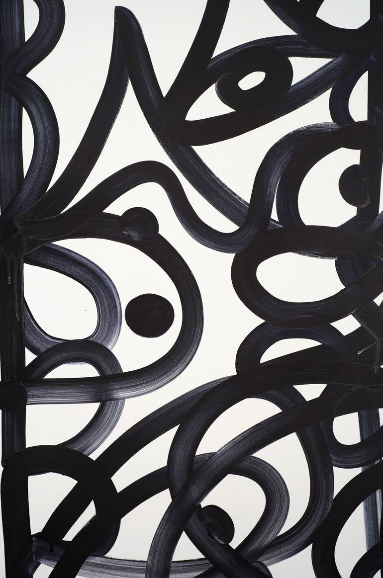 Original Abstract Expressionism Abstract Painting by Yeachin Tsai