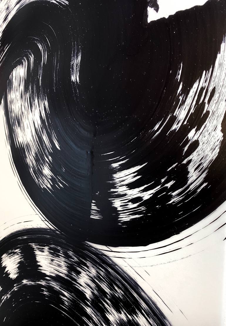 Original Abstract Expressionism Abstract Painting by Yeachin Tsai