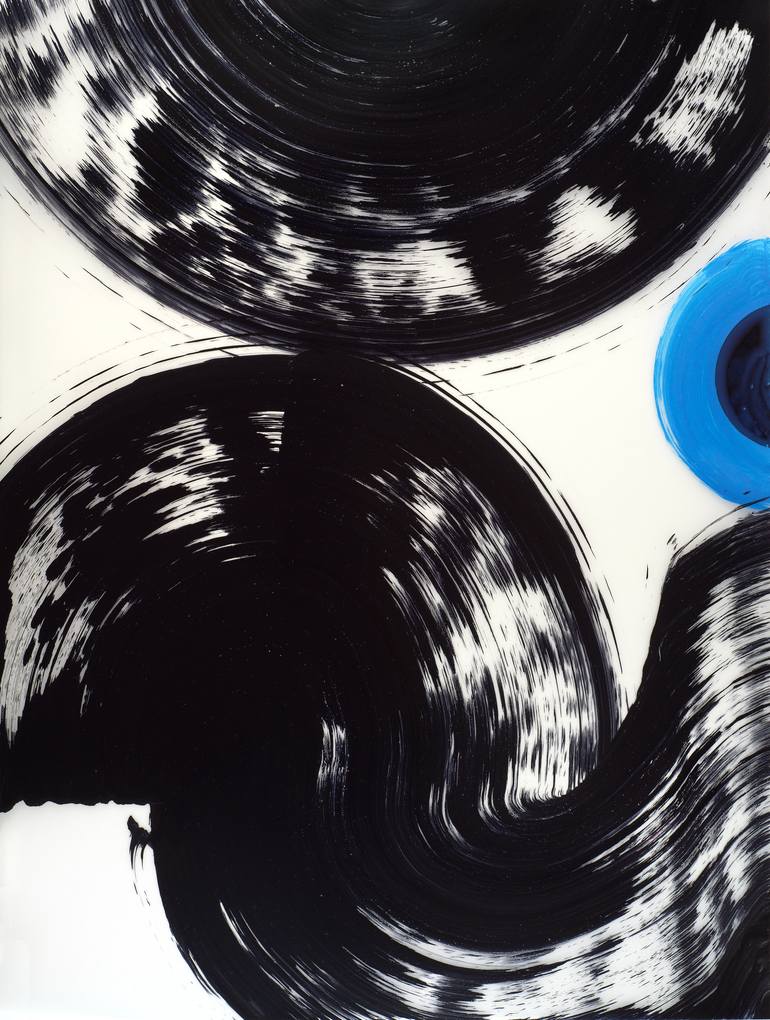 Original Abstract Expressionism Abstract Painting by Yeachin Tsai