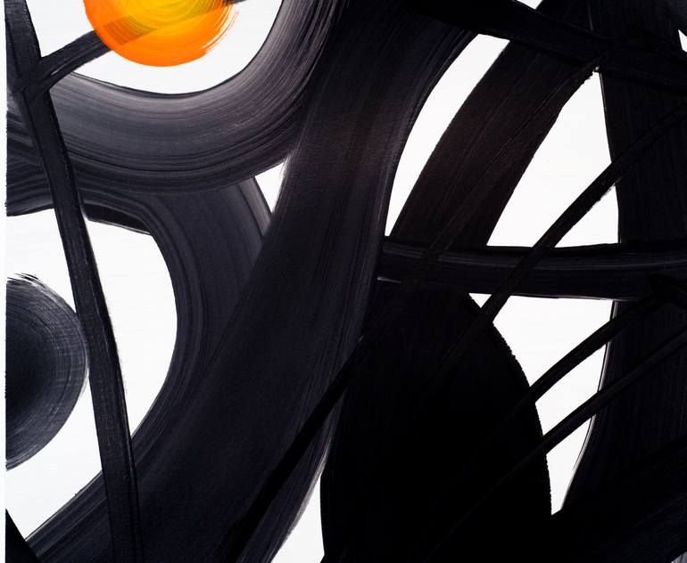 Original Abstract Expressionism Abstract Painting by Yeachin Tsai