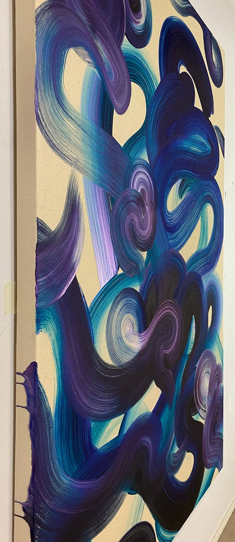 Original Abstract Expressionism Abstract Painting by Yeachin Tsai