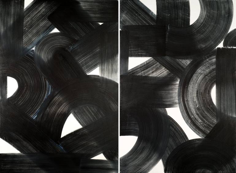 Print of Abstract Expressionism Abstract Paintings by Yeachin Tsai
