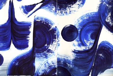 Original Contemporary Abstract Paintings by Yeachin Tsai