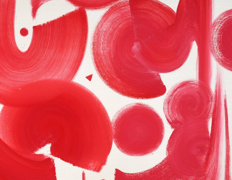 Original Abstract Expressionism Abstract Painting by Yeachin Tsai