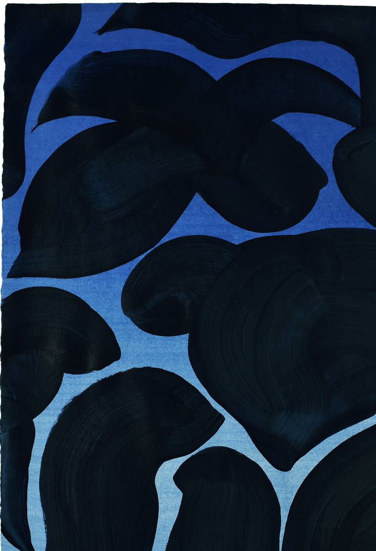 Original Abstract Expressionism Abstract Painting by Yeachin Tsai